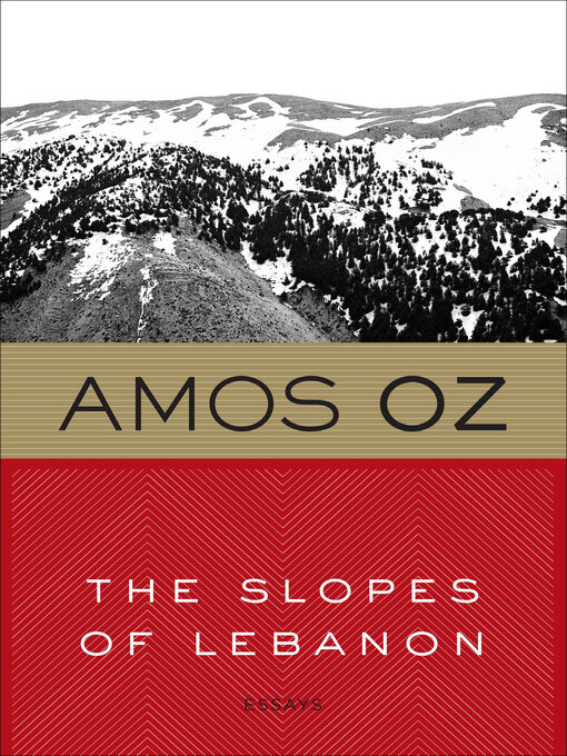 Title details for The Slopes of Lebanon by Amos Oz - Available